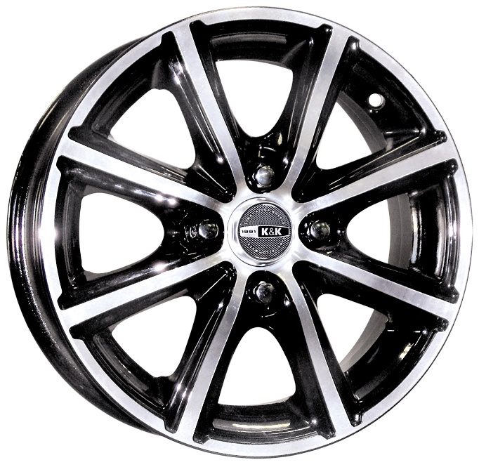 Scheda Variante Ruota &rsaquo; Marca: КиК &rsaquo; Modello: Конкур черный платинум